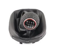 tnbru Leva Del Cambio Dell'auto Per VW Per Caddy II 2 MK2 Per Touran 2003-2010 Pomello Del Cambio Cambia Penna Stick Leva Ghetta Boot Cover(6 speed leather knob)