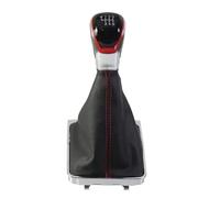 tnbru Leva Del Cambio Dell'auto Per VW Per PASSAT B6 B7 CC 2005-2013 Pomello Del Cambio Con Ghetta Copri Bagagliaio 5/6 Velocità MT Leva(6 Speed)
