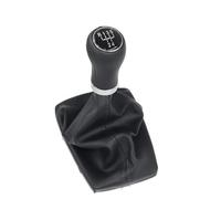 tnbru Per A4 Per 8E Per B6 B7 2000-2008 Pomello Del Cambio In Pelle Cromo Cuffia Leva Cambio Pomello Cambiamento Auto(R12345 black line)
