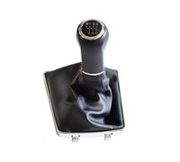 tnbru Per OPEL Per ASTRA III H 1.6 Per VAUXHALL 2004-2010 Pomello Del Cambio 5/6 Marce Con Custodia Pelle Pomello Cambiamento Auto(R-6-Black)