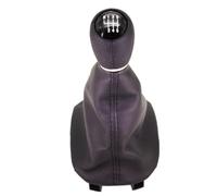 tnbru Per Seat Per Leon 1M1 2002-2006 Car-styling Pomello Cambio 5/6 Velocità Con Cuffia Pelle Inserto Foro 12 Mm Pomello Cambiamento Auto(6 speed Black)