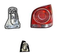 tnbru Per VW Per Polo Hatchback 2006-2010 Accessori Auto Fanale Posteriore E Supporto Per Circuito Stampato Senza Lampadine Scheda Circuito Fanale Posteriore(Only Right)