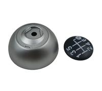 tnbru Pomello Cambio Cambio Copri Pomello Del Cambio A 5 O 6 Marce Per Fiat 500 500C 2007-2018(6 speed Silver)