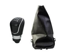 tnbru Pomello Cambio Cambio Per Ford Per Fiesta 2008-2012 Pomello Del Cambio Leva Cuffia Copri Accessori Per Auto(5 Speed Black)