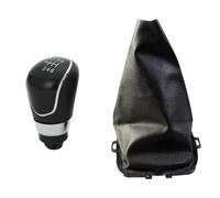 tnbru Pomello Cambio Cambio Per Ford Per Fiesta 2008-2012 Pomello Del Cambio Leva Cuffia Copri Accessori Per Auto(6 Speed Black)