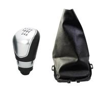 tnbru Pomello Cambio Cambio Per Ford Per Fiesta 2008-2012 Pomello Del Cambio Leva Cuffia Copri Accessori Per Auto(6 Speed Silver)
