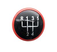 tnbru Pomello Cambio Cambio Per VW Per Golf 3 4 IV Per Jetta MK3 MK4 Per GTI Per Bora Per LUPO Per POLO Per CADDY Pomello Cambio A 5/6 Velocità Coperchio Con Stemma(Red 5 Speed)