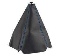tnbru Pomello Leva Cambio Copri Pomello Del Cambio Manuale Pelle PU Universale 16 Mm Con Stili Multipli Pomello Cambiamento Auto(Blue stitching)