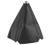 tnbru Pomello Leva Cambio Copri Pomello Del Cambio Manuale Pelle PU Universale 16 Mm Con Stili Multipli Pomello Cambiamento Auto(Black stitching)