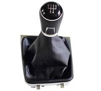 tnbru Pomello Leva Cambio Per VW Per Golf 7 Per A7 Per MK7 Per GTI Per GTD 2013-2018 Auto 5 6 Velocità Pomello Cambio Stick HandBall Cuffia Completa Pomello Cambiamento Auto(5 Speed)