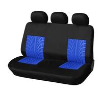 tnbru Set Completo Copri Sedili Auto Set Universale Adatto Alla Maggior Parte Coperture Per Auto Con Protezione Seggiolino Dettagli Sulla Traccia Pneumatici(Blue back part)