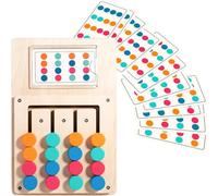 TNBUENO attività di demenza per Anziani, Prodotti di Alzheimer in Legno Facili per Anziani, Giochi di Memoria a Colori per Adulti, Grandi Tavole sensoriali occupate con Gadget Fidget per pazienti