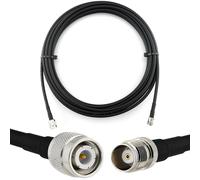 TNC Maschio a TNC Femmina 15m cavo coassiale - HF-240 (equivalente a LMR 240) prolunga a bassissima perdita - per HAM cavo antenna CB radio analizzatore misuratore SWR VHF UHF marino rosmetro