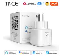 TNCE Tuya Smart Plug WiFi/Zigbee3.0 Presa 16A/20A Monitor di alimentazione Telecomando Vita intelligente APP Controllo vocale Contr Alexa