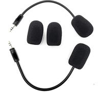 TNE Confezione da 2 microfoni di ricambio da 3,5 mm per cuffie da gioco Turtle Beach Ear Force XO Four & Recon 150 50 50X 50P 60P mimetico Xbox One PS4 con serratura