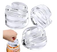 TNEDFOD 4 Pezzi Pesi per Fermentazione Ø 7cm, Pesi per Fermentazione in Vetro, Coperchi in Vetro Pesante per Fermentazione per Fermentare Sottaceti e Crauti