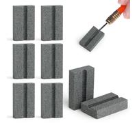 TNEDFOD 6 Pcs Pietra per Affilare le Freccette, in Acciaio e Freccette in Metallo, Accessori per Freccette
