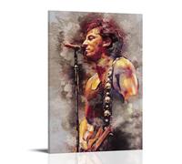 TNERPAR Bruce Springsteen Singer - Poster decorativo da parete, per soggiorno, camera da letto, decorazione moderna per camera da letto, 20 x 30 pollici (50 x 75 cm)