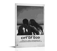 TNERPAR City of God Movie - Poster decorativo da parete, per soggiorno, camera da letto, decorazione moderna per camera da letto, 30 x 45 cm