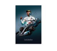 TNERPAR Lewis Hamilton, poster decorativo da parete, per soggiorno, camera da letto, decorazione moderna per camera da letto, 60 x 90 cm