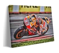 TNERPAR Marc Marquez MotoGP 2019 - Poster decorativo da parete, per soggiorno, camera da letto, decorazione moderna per camera da letto, 20 x 30 cm