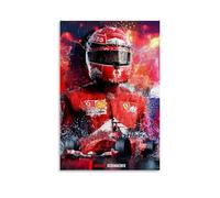 TNERPAR Michael Schumacher F1, poster decorativo da parete, per soggiorno, camera da letto, decorazione moderna per camera da letto, 30 x 45 cm