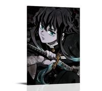 TNERPAR Poster di anime Demon Slayer Muichiro su tela, per soggiorno, camera da letto, decorazione moderna per camera da letto, 20 x 30 cm