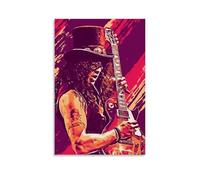 TNERPAR Singer Slash, poster decorativo da parete, per soggiorno, camera da letto, decorazione moderna per camera da letto, 50 x 75 cm