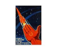 TNERPAR Soviet Space Program Propaganda, poster decorativo da parete, per soggiorno, camera da letto, decorazione moderna per camera da letto, 30 x 45 cm