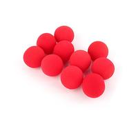 Tnfeeon 10 Palline Rosse in Morbida Spugna per Trucchi da Vicino, Spettacoli di Commedie di Strada, Classici Scompaiono, Moltiplicano gli Oggetti di Scena, Diametro 4,5 Centimetri