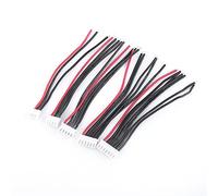 Tnfeeon 10 Pezzi Adattatore Cavo in Silicone con Spina Bilanciata per Batteria Al Litio 2-6S Appassionati di Fai da Te Corrente Elevata 22AWG 4 Pollici Connettore Caricabatterie Compatibile IMAX B6