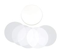 Tnfeeon 100 Pezzi Mylar Circolari, Parti di Bottoni in Metallo con Perno a Clip Parti Superiori e Inferiori per Bottoni in Plastica con Pellicola di Copertura(58MM)