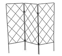 Tnfeeon 3 Pezzi di Supporto da Appendere per Fiori da Interni Ed Esterni, Ortaggi, Frutta, Viti, Rose Rampicanti, Edera, Clematide, Gelsomino, Gloria Mattutina, Supporto per Piante Nere, Pianta da