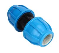 Tnfeeon 4 Pezzi da 25 Mm a 25 Mm PE Plastica Diritto Tubo Dell'Acqua Raccordo Senza Ridimensionamento Adatto per Sistemi di Acqua Potabile