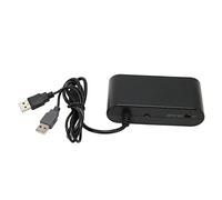 Tnfeeon 4 -Port Game Control Adapter Vibra la Funzione con -Funzione per, Plug e Gioca per i Giochi di Materiali di Black AB Ents