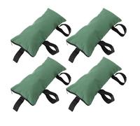 Tnfeeon 4 pz. Sacchi di Sabbia per Barriera all'Acqua di Inondazione Sacco di Sabbia per Alluvione in Tela Addensato Riutilizzabile Chiusura con Cerniera Sacco di Sabbia per Barriera