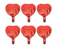 Tnfeeon 50 Palloncini a Cuore Rosso, Grandi Decorazioni d'Amore in Foil per Matrimoni e Compleanni con Riempimento d'Aria Ad Elio Riutilizzabile da 36 Pollici, Eventi Perfetti per Feste di