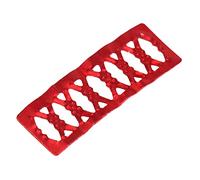 Tnfeeon Accessori per Trecce Rosa, Perline per Capelli in Alluminio, 100 Gioielli Colorati per Capelli per Dreadlock e Trecce (rosso)