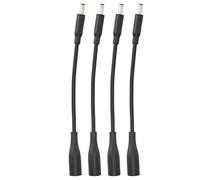 Tnfeeon Adattatore Convertitore Caricabatterie CC, Confezione da 4 Cavi ABS Plug and Play per Laptop da Viaggio in Ufficio con Porta di Conversione Compatta da 0,29x0,20 Pollici Maschio a 0,18x0,12