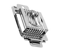 Tnfeeon Affettatrice per Uova in Acciaio Inossidabile, Resistente Strumento per Tagliare le Uova per Sode Perfettamente Affettate, Ideale per la Preparazione della Colazione e del Pranzo (Lama