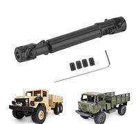 Tnfeeon Albero di Trasmissione in Metallo RC, Trasmissione e Senza Vibrazioni con Scanalatura del Giunto Universale per gli Appassionati di Camion Militari in Scala 1/16 WPL B-14 MN91 Prestazioni