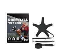 Tnfeeon Allenatore di Calcio da Polso Regolabile Strumento di Rimbalzo Automatico per Giocatori Giovanili Migliora il Controllo della Palla, la Precisione dei Passaggi e il Primo Tocco con Supporto