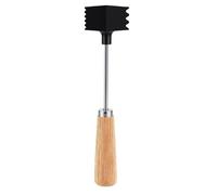 Tnfeeon Batticarne da, Martello Batticarne a Doppia Faccia con Manico in Legno, Utensile per Preparare Carne for Domestica e Uso Quotidiano