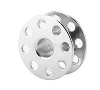 Tnfeeon Bobine per Cucire in Metallo da 100 Pezzi, Bobine in Metallo di Alta qualità, Perfette per Macchine da Cucire Industriali Universali, Essenziali per le Sarte (270010 Tombolo in ferro con fori)