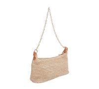 Tnfeeon Borsa a Tracolla da Donna Borsa a Spalla per la Spesa da Viaggio Casual per Giornate in Spiaggia e Viaggi in città Borse all'uncinetto 10,63x6,69x3,94 Pollici a Tracolla in Rete da Spiaggia