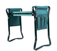 Tnfeeon Borsa, Borsa per Attrezzi da Giardinaggio Portatile in Tessuto Oxford con 3 Tasche, Ideale per Anziani e Mamme Laterale per Inginocchiatoi da Giardino Laterale (GREEN)