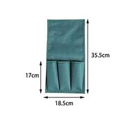 Tnfeeon Borsa Laterale per Inginocchiatoio da Giardino, Borsa per Attrezzi da Giardinaggio Portatile in Tessuto Oxford con 3 Tasche, Ideale per Anziani e Mamme (GREEN)