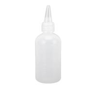 Tnfeeon Bottiglia Vuota in Scala da 60 Pezzi, Bottiglia per Condimenti in Plastica da Spremere con Imbuto per Vernice, Cosmetici, Uso Cucina, 100 Ml