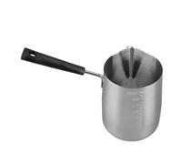 Tnfeeon Caraffa per caffè Brocca per Schiuma di Latte Manico Lungo in Acciaio Inossidabile 34 Once per Baristi e Amanti del caffè a Casa Il Versamento Preciso Migliora l'arte del Latte in Ogni