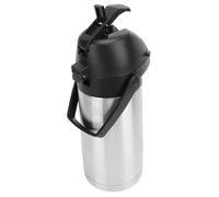 Tnfeeon Caraffa per caffè con Pompa, Airpot 24 Ore Caraffa Grande Dispenser di Cioccolata Calda per Feste Dispenser di Acqua Calda, Boccetta di tè Dispenser di Bevande Calde Isolato in